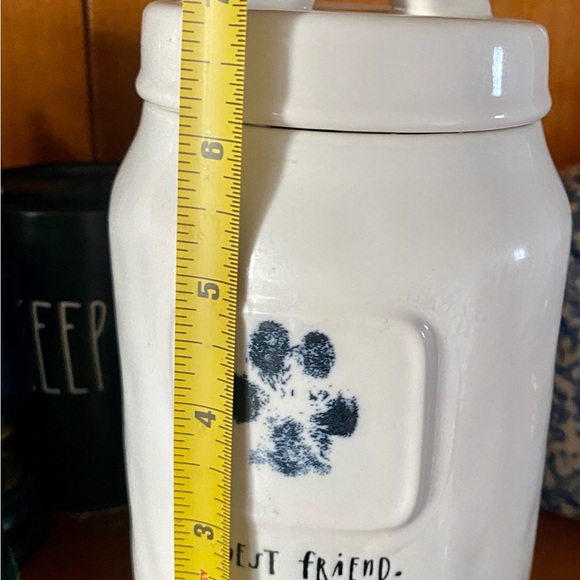 Rae Dunn Dog Treats covered container - Picture 5 of 5
